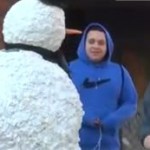 Schneemann-Falle